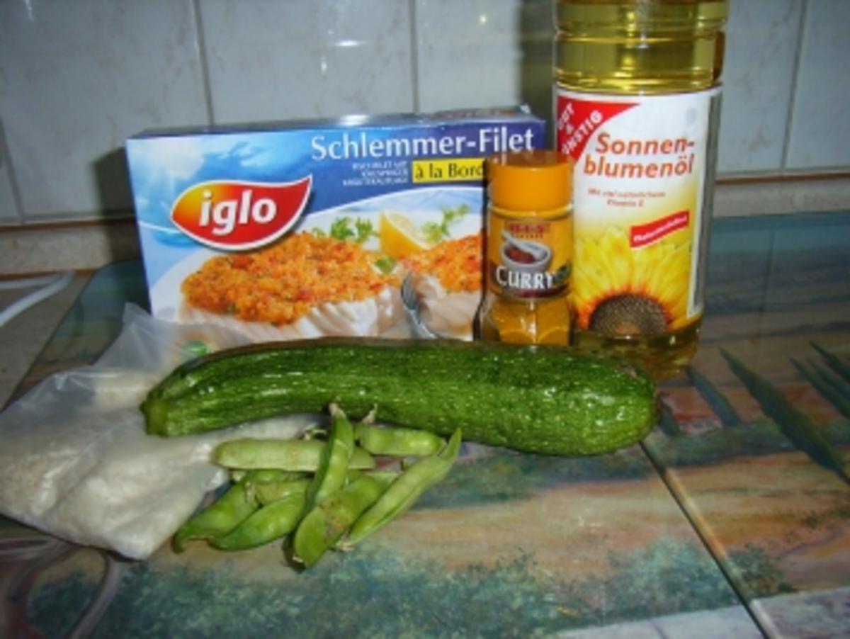 Zucchini-Reis-Pfanne mit Schlemmerfilet - Rezept - Bild Nr. 2
