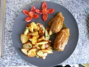 Resteverwertung : ... mit Blümchen - Rezept