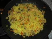 Hähnchen Reispfanne - Rezept