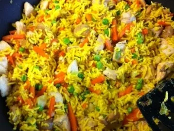 Hähnchen Reispfanne - Rezept - Bild Nr. 3