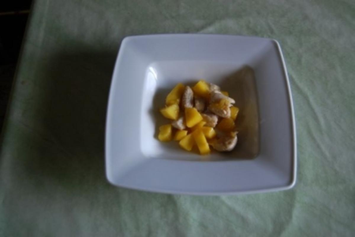 Curry-Ingwer-Cremesüppchen mit Mango- und Putenwürfeln - Rezept - Bild Nr. 2