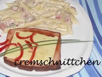 Rezept: Schinkennudeln Bild Nr. 2 Schinkennudeln - Rezept - Bild Nr. 2