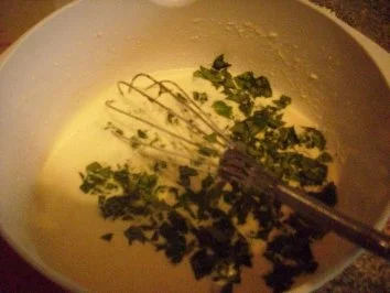 Specknudeln mit frischem Basilikum - Rezept - Bild Nr. 5