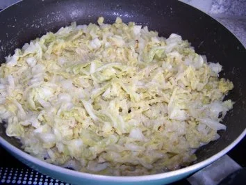 Speckknödel mit Rahmwirsing - Rezept - Bild Nr. 6