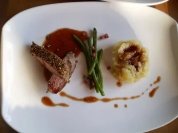 SüßkartoffelStampf mit Zitrusjus - Rezept