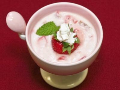 Erdbeer-Minze-Creme (Konrad Krauss) - Rezept