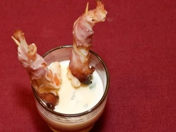 Rezept: Tomate heiß-kalt mit Garnelenspieß (Patrick Bach) Tomate heiß-kalt mit Garnelenspieß (Patrick Bach) - Rezept