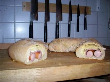 Gefülltes Partybrot, das Dritte - Rezept