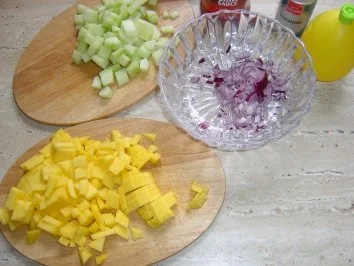 Tunfisch mit Mango-Gurken-Salsa - Rezept - Bild Nr. 4