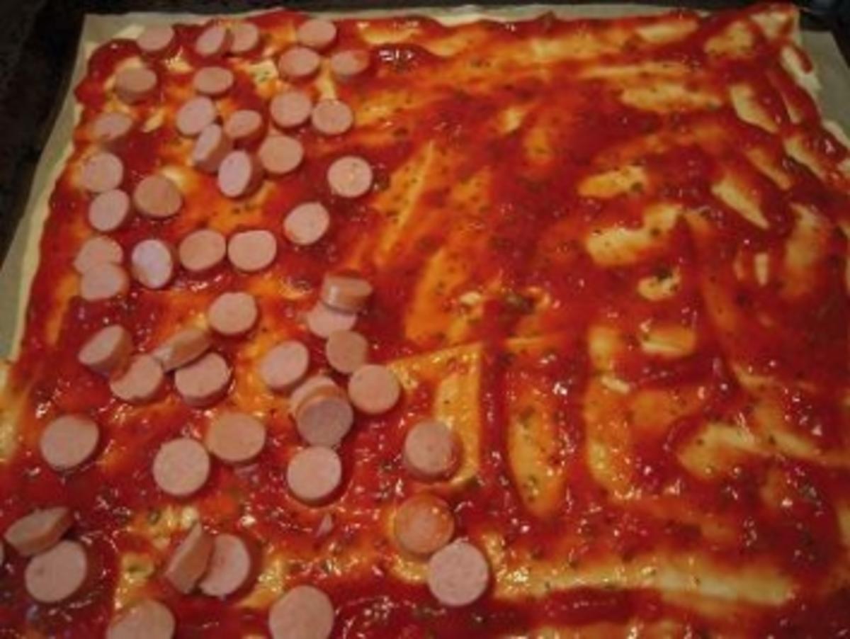 Hot-Dog-Pizza - Rezept - Bild Nr. 5