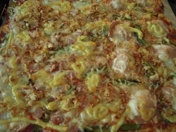 Rezept: Hot-Dog-Pizza Bild Nr. 10 Hot-Dog-Pizza - Rezept - Bild Nr. 10