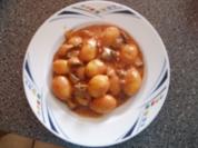 Gnocchi mit Tomaten-Rahm-Champignons - Rezept