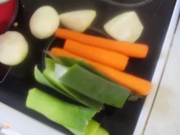 Hammelkeule mit Bohnen und Klößen - Rezept - Bild Nr. 3