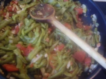 Hammelkeule mit Bohnen und Klößen - Rezept - Bild Nr. 19