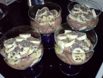 Rezept: Schokoladenquark mit Bananen Bild Nr. 17 Schokoladenquark mit Bananen - Rezept - Bild Nr. 17