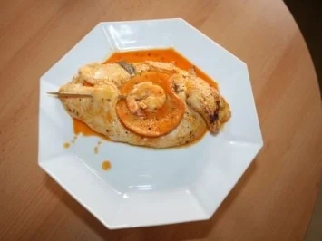Pegasusfilet mit Garnelchen - Rezept