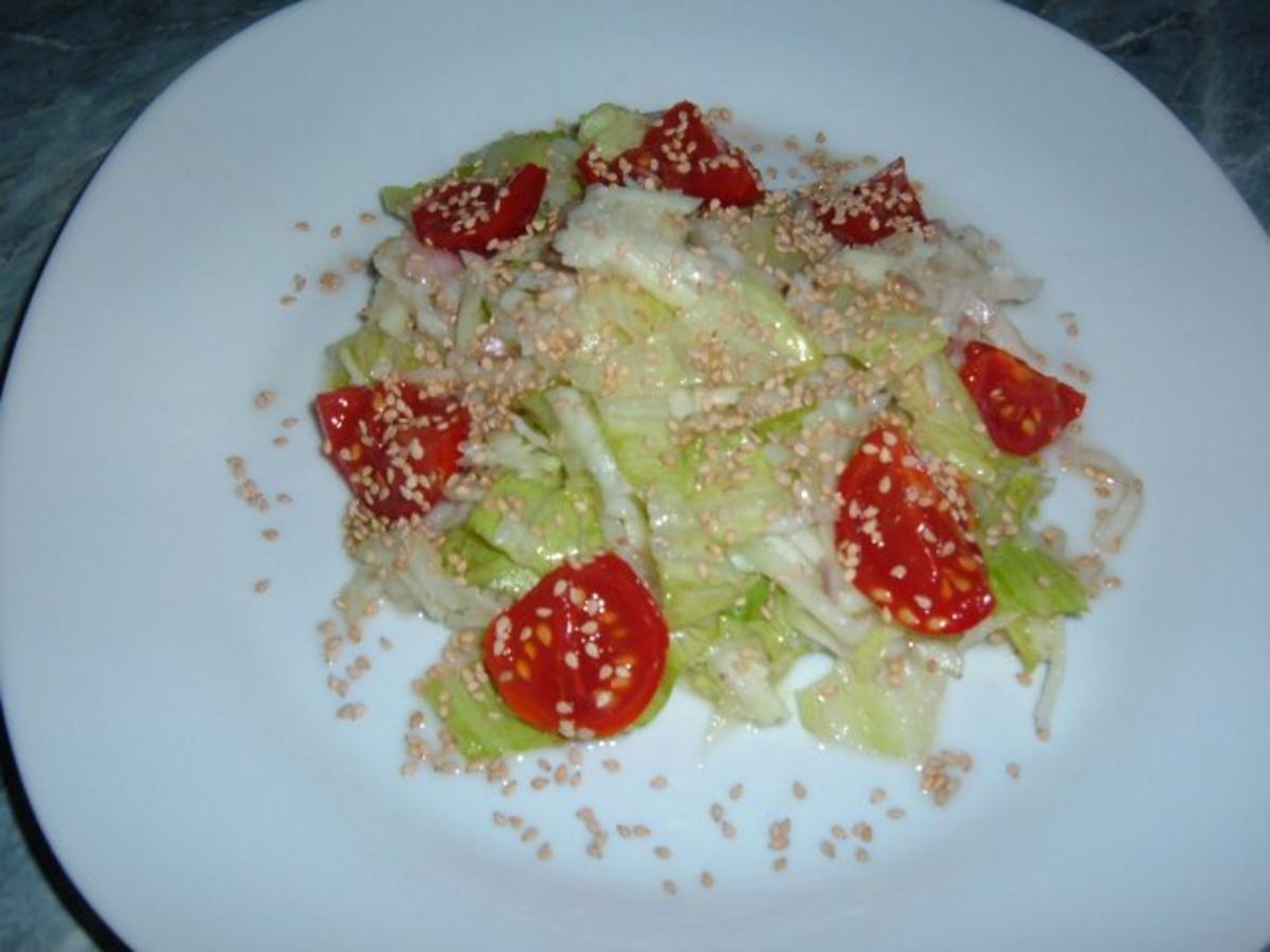 Salate.........Eisbergsalat mit Kohlrabi - Rezept - Bild Nr. 2