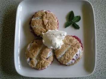Ribisel Taler mit Schneehäubchen - Rezept
