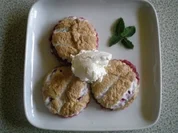 Ribisel Taler mit Schneehäubchen - Rezept