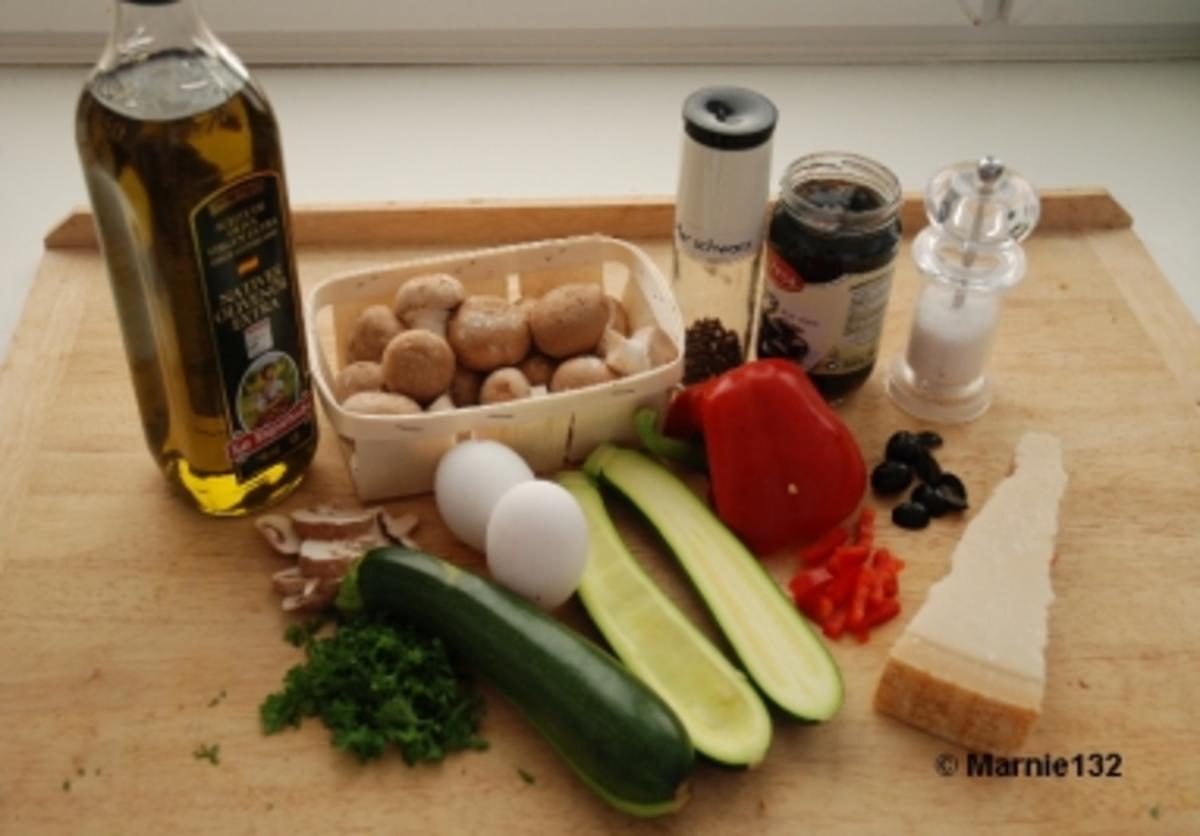 gefüllte Zucchini überbacken - Rezept - Bild Nr. 2