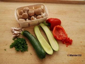 Rezept: gefüllte Zucchini überbacken Bild Nr. 3 gefüllte Zucchini überbacken - Rezept - Bild Nr. 3