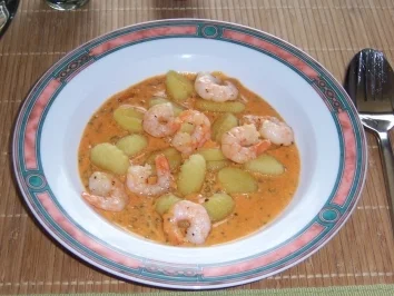 Gnocchi mit Scampi - Rezept