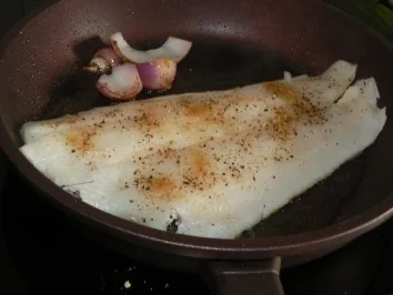 Filet vom schwarzen Heilbutt mit buntem Couscous-Gemüse - Rezept - Bild Nr. 5