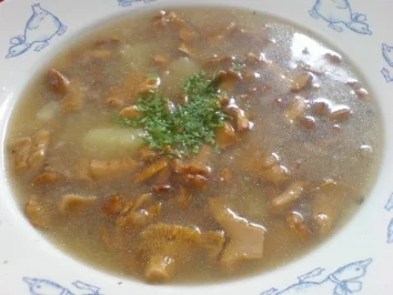 Pilzsuppe - Pfifferlinge - Rezept - Bild Nr. 8