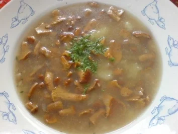 Pilzsuppe - Pfifferlinge - Rezept - Bild Nr. 7