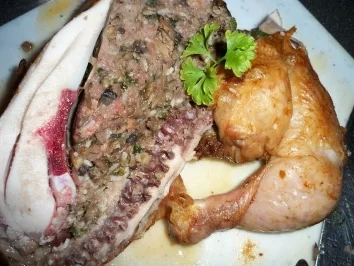 Hähnchen mit Pilzfüllung niedrigtemperaturgegart - Rezept - Bild Nr. 6