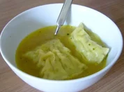Suppe --- Maultaschensuppe - Rezept