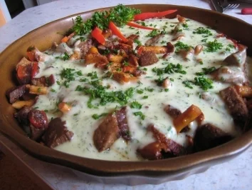 Pfifferlinge mit Rinderfilet, weil Sonntag ist ;-)) - Rezept