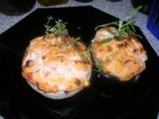 Gefüllte Riesenchampignons - Rezept