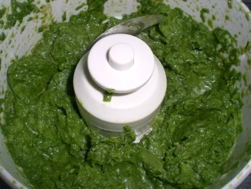 Rezept: Spinat-Pecannuss-Pesto Bild Nr. 2 Spinat-Pecannuss-Pesto - Rezept - Bild Nr. 2