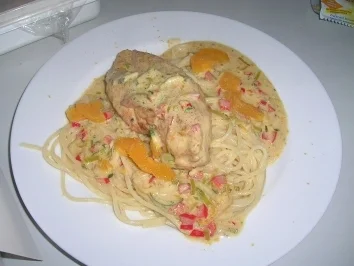 Rezept: Fruchtiges Orangen-Hähnchen Bild Nr. 2 Fruchtiges Orangen-Hähnchen - Rezept - Bild Nr. 2