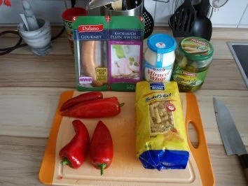 Rezept: Bunter Nudelsalat Bild Nr. 2 Bunter Nudelsalat - Rezept - Bild Nr. 2