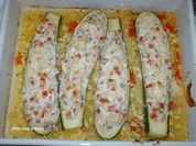 Rezept: Zucchini - Schiffchen Zucchini - Schiffchen - Rezept