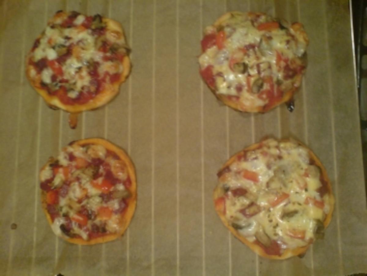 Mini-Pizza - Rezept