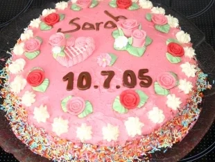 Einfache Tauftorte - Rezept - Bild Nr. 2