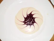 Dessertsoße Marzipan- Sahne - Rezept