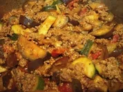 Auberginen-Hackpfanne - Rezept