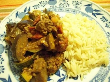 Rezept: Auberginen-Hackpfanne Bild Nr. 9 Auberginen-Hackpfanne - Rezept - Bild Nr. 9