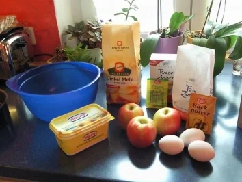 Versunkener Apfelkuchen - Rezept - Bild Nr. 2