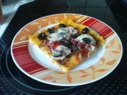 Polenta - Pizza - Rezept