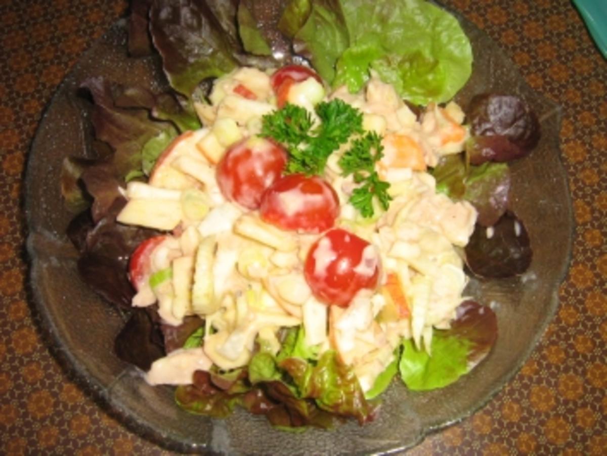 Bilder für Kunterbunter Apfel-Fenchelsalat - Rezept