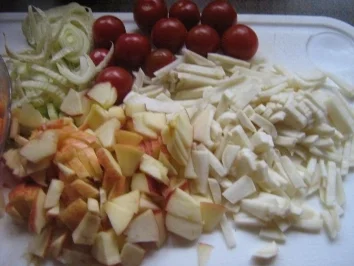 Kunterbunter Apfel-Fenchelsalat - Rezept - Bild Nr. 4