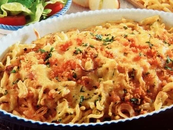 Rezept: Käse Kräuter Spätzle Käse Kräuter Spätzle - Rezept