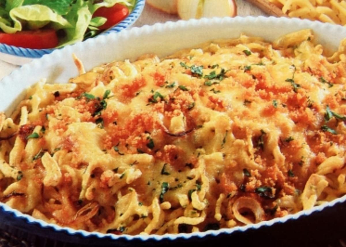 Bilder für Käse Kräuter Spätzle - Rezept