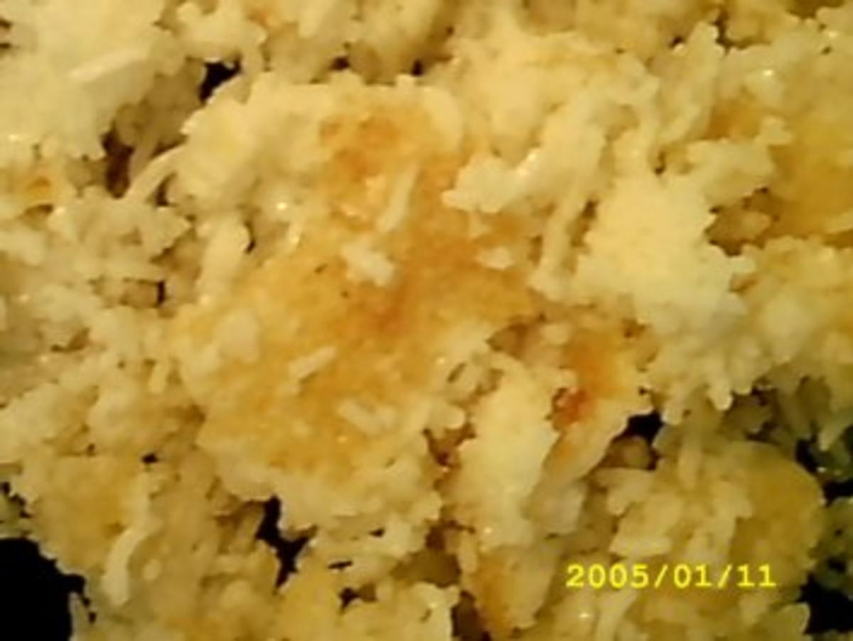 Knusperreispfanne mit Ingwer-Buttermilchsoße - Rezept - Bild Nr. 4