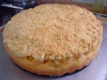 Apfel-Pudding-Kuchen - Rezept